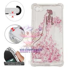 Beauty Case Anti Crack Oppo A33 Neo 7 Case 3D Luxury Animasi Perempuan Gaun Pink Softcase Anti Jamur Air Case 0.3mm / Silicone Oppo A33 / Soft Case / Silikon Anti Shock / Case Hp / Jelly Case Oppo Neo 7 / Anti Crack Gambar / Case Unik - 8