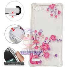 Beauty Case Anti Crack Oppo A33 Neo 7 Case 3D Luxury Animasi Vintage Bunga Mawar Pink Softcase Anti Jamur Air Case 0.3mm / Silicone Oppo A33 / Soft Case / Silikon Anti Shock / Case Hp / Jelly Case Oppo Neo 7 / Anti Crack Gambar / Case Unik - 5