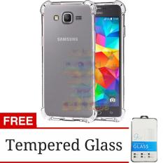 Beauty Case For Samsung Galaxy J7 Core Ultrathin Anti Shock / Anti Crack Luxury Softcase Anti Jamur Air Case 0.3mm / Silicone Samsung Galaxy J7 Core / Soft Case / Case Hp + FREE Tempered Glass- Putih Transparant