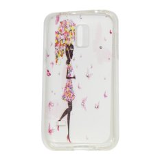 Beauty Case Lovely Girls Shine Swarovsky For Samsung Galaxy S5 Mini G800 Ultrathin Jelly Case Air Case 0.3mm / Silicone / Soft Case / Case Handphone / Casing HP - 4