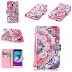 Beauty Luxury Fashion PU Flip Stand Kartu Kredit ID Pemegang Dompet Case Kulit Penutup untuk Samsung