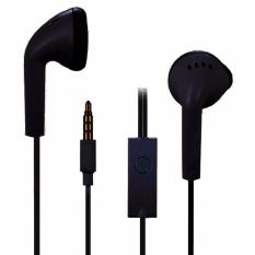 Beauty Samsung Style In-ear Earphone Stereo Handsfree with Mic For 3.5mm For Samsung / Sony / Zenfone / Xiaomi / Android / iPod / iPad / iPhone / MP3 / MP4 / Headset / Earphone - Black / Hitam