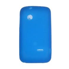 Beauty Softshell For Sony Xperia Typo / ST21I / ST21A Jelly Case Air Case 0.3mm / Silicone / Soft Case / Softjacket / Case Handphone / Casing HP - Biru