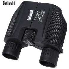 Beileshi 10 X 25 HD 114M - 1000M All-optical Waterproof Binocular Telescope for Tourism (Black)