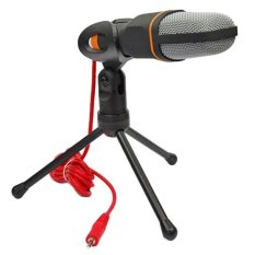 Bali Profesional Skype Stereo Kondensor Suara Mikrofon Podpengisi Dayat MIC PC Laptop-Intl