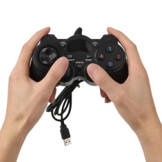 Bali Gamepad Berkabel Controller Game Joypad untuk PC Komputer Laptop XP/VISTA Hadiah-Intl