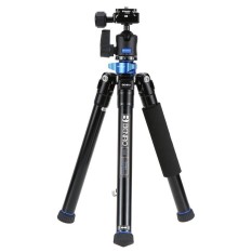 Benro IS05 Portable Light Aluminium Alloy Tripod Kit Center Kolom Dapat Beralih Ke Selfie Stick untuk Smartphone Mirrorless Kamera DSLR -Intl