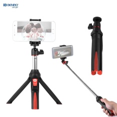 Benro MK10 Handheld Dapat Diperpanjang Mini Tongkat Tripod Selfie dengan Remote Shutter Kendali untuk Ios iPhone 5 S/6 S/6 S PLUS & Android Smartphone Ponsel untuk GoPro-Intl