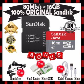 Vr24 P Memori Card Micro Sd Mmc Sandsik 16gb Free 