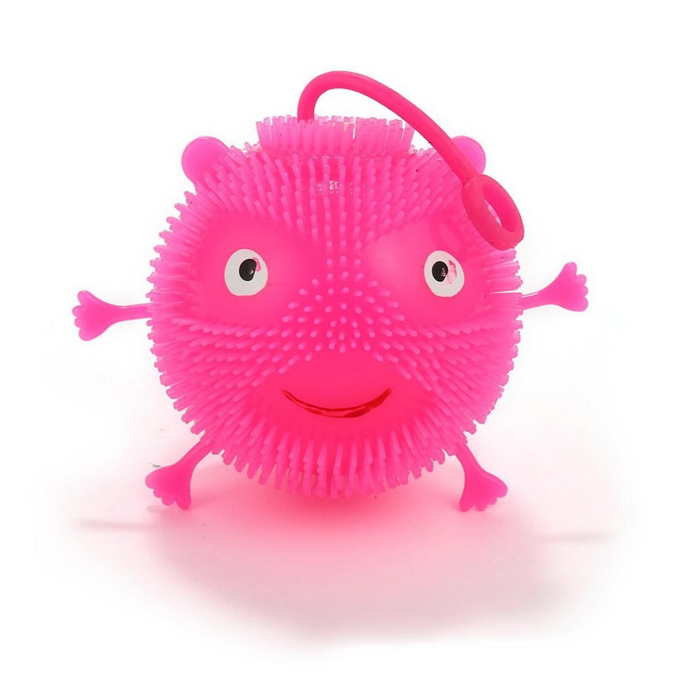 Terbaik Seller ASTAR Anak Lucu LED Ringan Hingga Berkedip Hedgehog Bola Goyang Karet Squeaky Mainan-Internasional