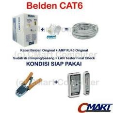 BEST SELLER - BELDEN CAT6 5M UTP RJ45 ORIGINAL USA CABLE KABEL LAN