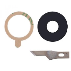 Bestmay Back Rear Camera Lens Kaca untuk LG Nexus 5X dengan Perekat + Penggantian Alat (Hitam, H791 H791 H795)-Intl