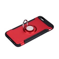 Keluarga Besar: Ponsel Terbaru Teknologi Kapal Gratis Carbon Fiber Wein Kasus Cover Kulit Shell untuk IPhone6 6 S dengan 360 ° Rotating Ring-Intl