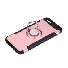 Keluarga Besar: Ponsel Terbaru Teknologi Kapal Gratis TPU Carbon Fiber Grain Kasus Magnetik untuk IPhone6Plus 360 ° Rotating Ring-Intl