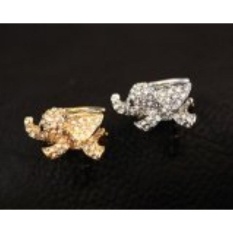 Big Mango Cute Crystal Elephant Anti Debu Plug Stopper/Cap Telinga/Pesona Ponsel untuk Apple IPhone 5 5 S, IPhone 4 4 S, IPad Mini IPad 2, IPod Touch 5 4, samsung GALAXY S3 S4 Note3 Catatan 2, HTC dan Lainnya-Intl