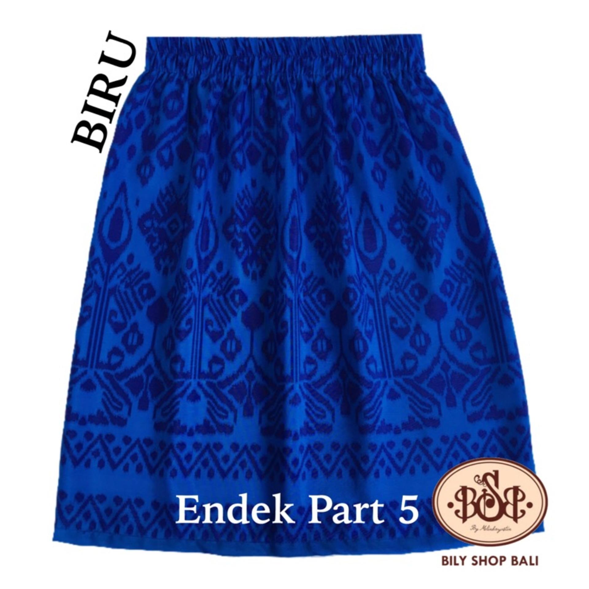 BILY SHOP BALI Rok Endek Part 5 Biru