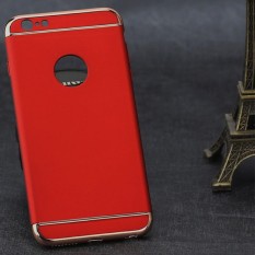 Bkodak Store Baru Gaya Plated 3 Dalam 1 Mobile Hard Matte Penutup Case Ponsel Shell untuk Iphone6/6 S Plus-Intl