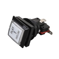 Bkodak Nomor Toko Tombol Push Tombol Ganti LED Illuminated Backlight Square untuk Game Arcade Game Mesin Bagian-Internasional