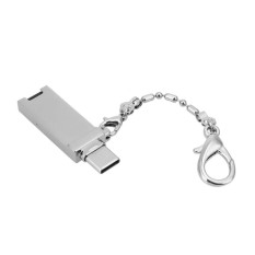 Bkodak Toko TF Card Reader Micro SD Paduan Aluminium Berkualitas Tinggi 3 Warna OTG Converter Laptop-Intl