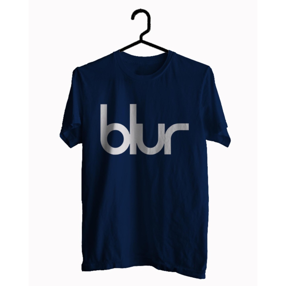 BKSPC - Kaos / Tshirt Band BLUR - Pria dan Wanita - Biru Dongker