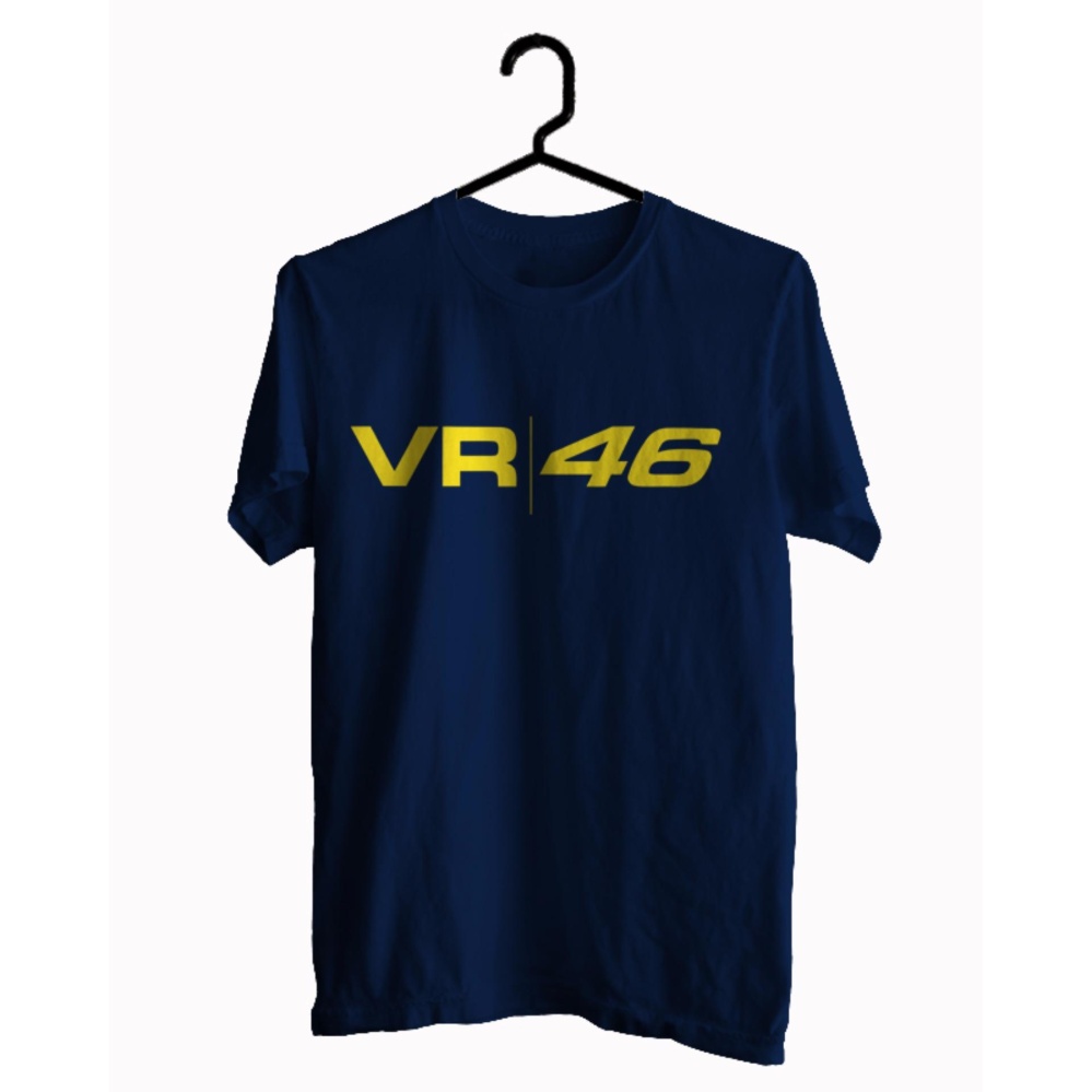 BKSPC Kaos VR46 Pria dan Wanita - Biru Dongker