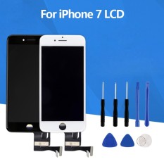 Hitam & Putih Grade AAA Kualitas Penggantian LCD Display untuk Apple IPhone 7 LCD Layar Sentuh Digitizer Assembly-Intl