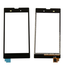 Hitam Panel Sentuh untuk Sony Xperia T3 D5103 M50W D5102 D5106 Layar Sentuh dengan Kaca Digitizer Lensa Pengganti