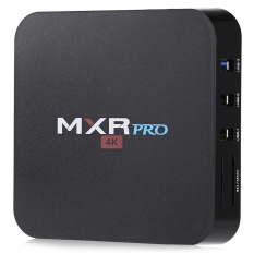 BLACK UK PLUG MXR PRO RK3328 Quad-core Android 7.1 TV Box 4K 4GB DDR3 + 32GB eMMC - intl