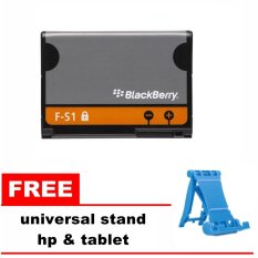 Blackberry Battery Torch 9800 9810 F-S1 Original 1270Mah + Gratis Penyangga HP Universal