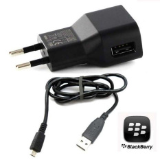 Blackberry Travel Charger BB Z10 / Q5 Original - Hitam
