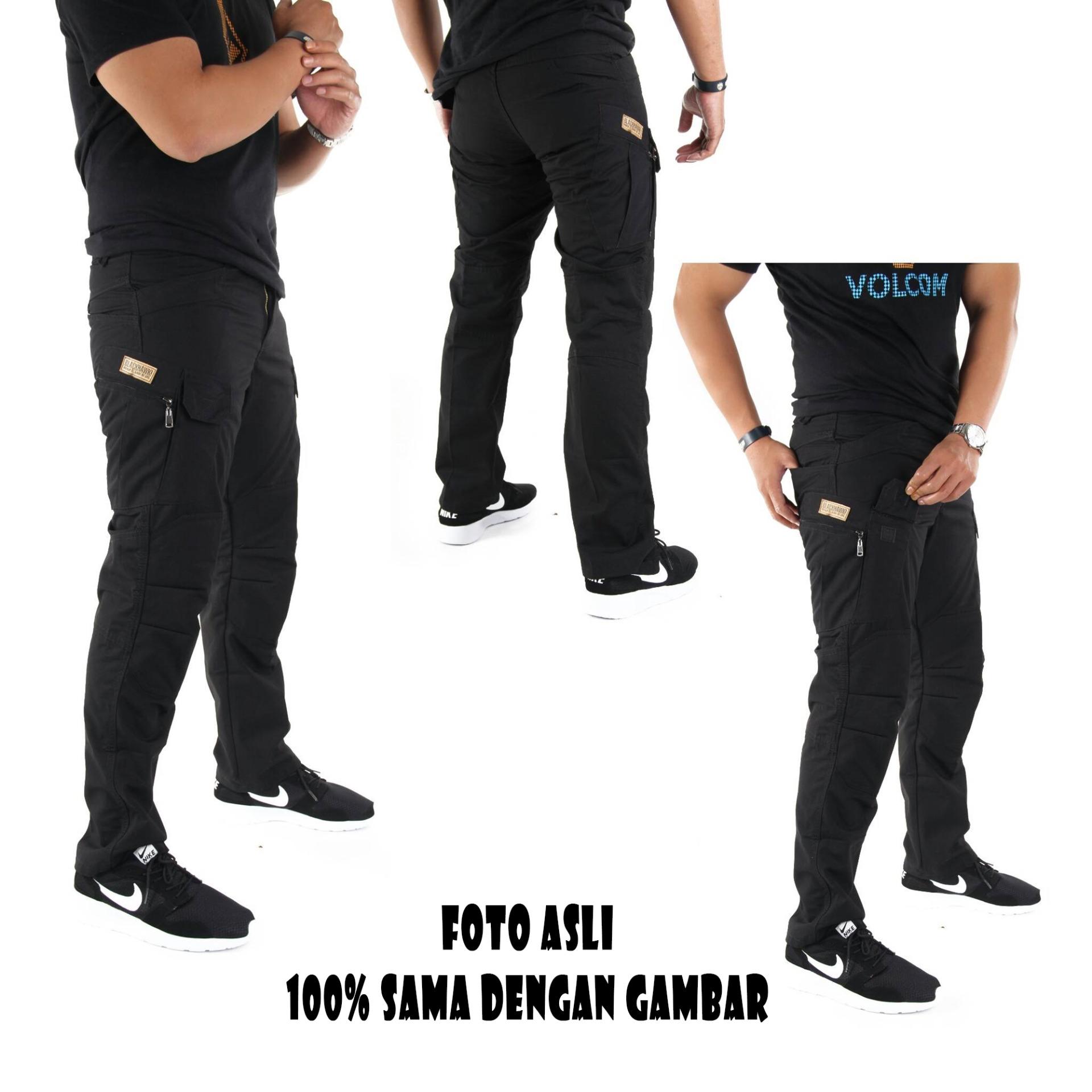 BLACKHAWK CELANA CARGO TACTICAL PDL PANJANG PRIA – HITAM