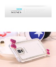 BLING Berlian Case untuk Samsung Galaksi S9 PLUS Lucu Ikatan Simpul Berlian Buatan Keras Sarung untuk Samsung Galaksi S9 Plus-Internasional