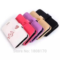 Daftar Harga Samsung Galaxy S10 Pro Terbaru Agustus 2019 4 Bling Plating Bloem Portemonnee Kulit Case untuk Samsung Galaxy S8 PLUS 2017 J7 J3 A7 Huawei Mate9 Pro P8 Lite Berdiri cover 10 Pcs-Intl