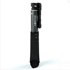 Blitz Serigala Dapat Diperpanjang Bluetooth Remote Handheld Selfie Stick Monopod Holder Gunung Hitam