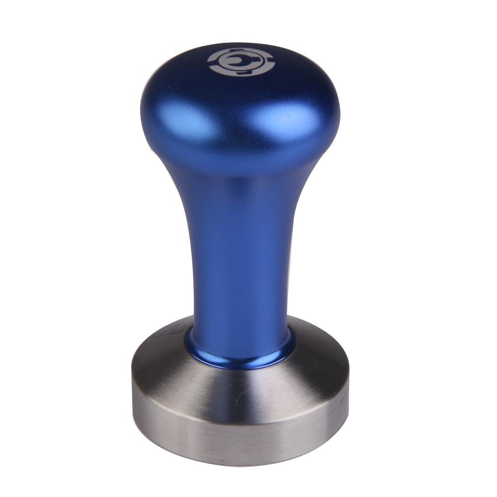 Blue Stainless Steel Mesin Penumbuk Kopi Espresso Press Flat Base 51mm-Intl
