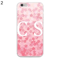 Bluelans® Papan Sirkuit Cherry Blossom Letter Print Case Cover untuk IPhone 5C (2 #)-Intl