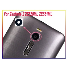 BLUESKY Original Housing Rear Kembali Lensa Kaca Kamera dengan Perekat untuk ASUS Zenfone 2 ZE551ML ZE550ML-Intl