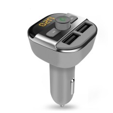 Bluetooth Handsfree Transmitter FM FM Modulator Mobil MP3 Pemain Dukungan Flashdrive TF/Kartu SD dengan Dual Charger Usb Port-Intl