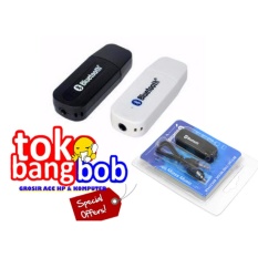 Bluetooth Music Receiver Adapter 3.5mm Stereo Audio - Hitam