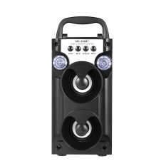 Bluetooth Outdoor Speaker Wireless Dual 5W Speakers USB FM Radio AUX-IN TF Card Music Playing LED Light for iOS / Android Smart Phones