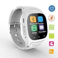 Bluetooth Smart Watch Womens Smartwatch LED Light Display Wrist Wrap Watch dengan Dial Panggilan Jawaban Music Player Anti-hilang Passometer Sentuh Layar untuk Pria Android Samsung HTC LG Sony Xiaomi Smartphone