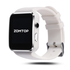 Bluetooth Smart Watch X6 Smart Jam Tangan untuk Apple IPhone Android Ponsel dengan Kamera FM Mendukung Kartu SIM (Putih) (Intl)