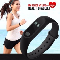 Bluetooth Smartband M2+ Smart Bracelet Heart Rate Monitor Health Fitness Tracker Waterproof Smart Band Wristband for Android iOS - intl
