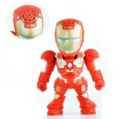 Bluetooth Speaker Portable Iron Man C-89 - Merah