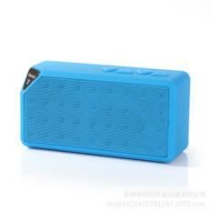 Bluetooth Speaker dan Subwoofer Speaker Ganda Di Kecil Stereo mini Card handphone (Biru)-Intl