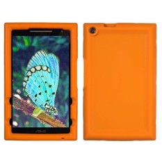 Bobj Kasar Casing untuk ASUS ZenPad Z380, P022 (Z380C, Z380CX, Z380KL, Z380M, P00A, p024)-Bobjgear Kustom Sesuai-Ventilasi Yang Dipatenkan-Amplifikasi Suara-Bobjbounces Anak Friendly (Oranye) -Internasional