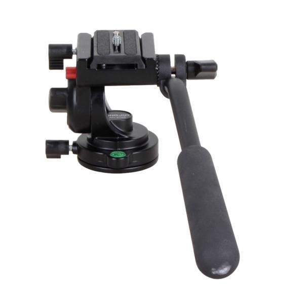 BolehDeals KH-6750 Fleksibel Tunggal Aluminium Kamera Video Cairan Kepala Tripod untuk Kamera-Intl