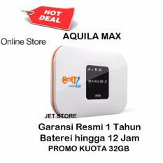 Bolt Aquila Max Modem Wifi 4G LTE 3000Mah- Putih + Bonus Kuota Total 32GB