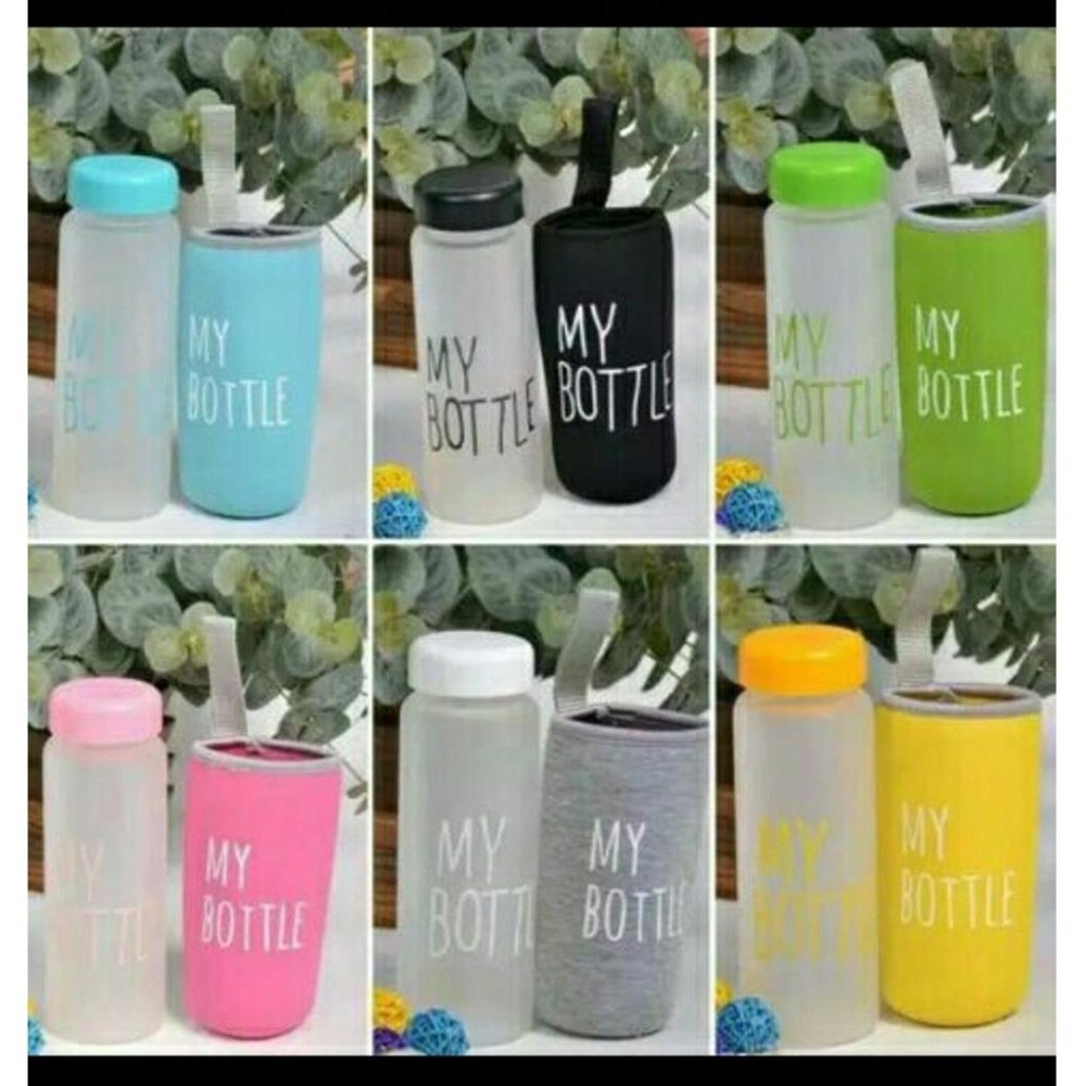 Botol Minum Air My Bottle Doff Free Pouch Busa - My Bottle Doff Water Drinking Free Pouch - Babamu