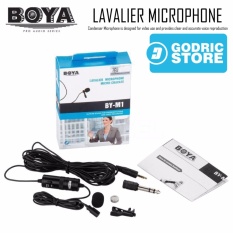 Boya BY-M1 Clip-On Lavalier Microphone for DSLR/Digital Camera/Mirrorless/Smartphone/PC